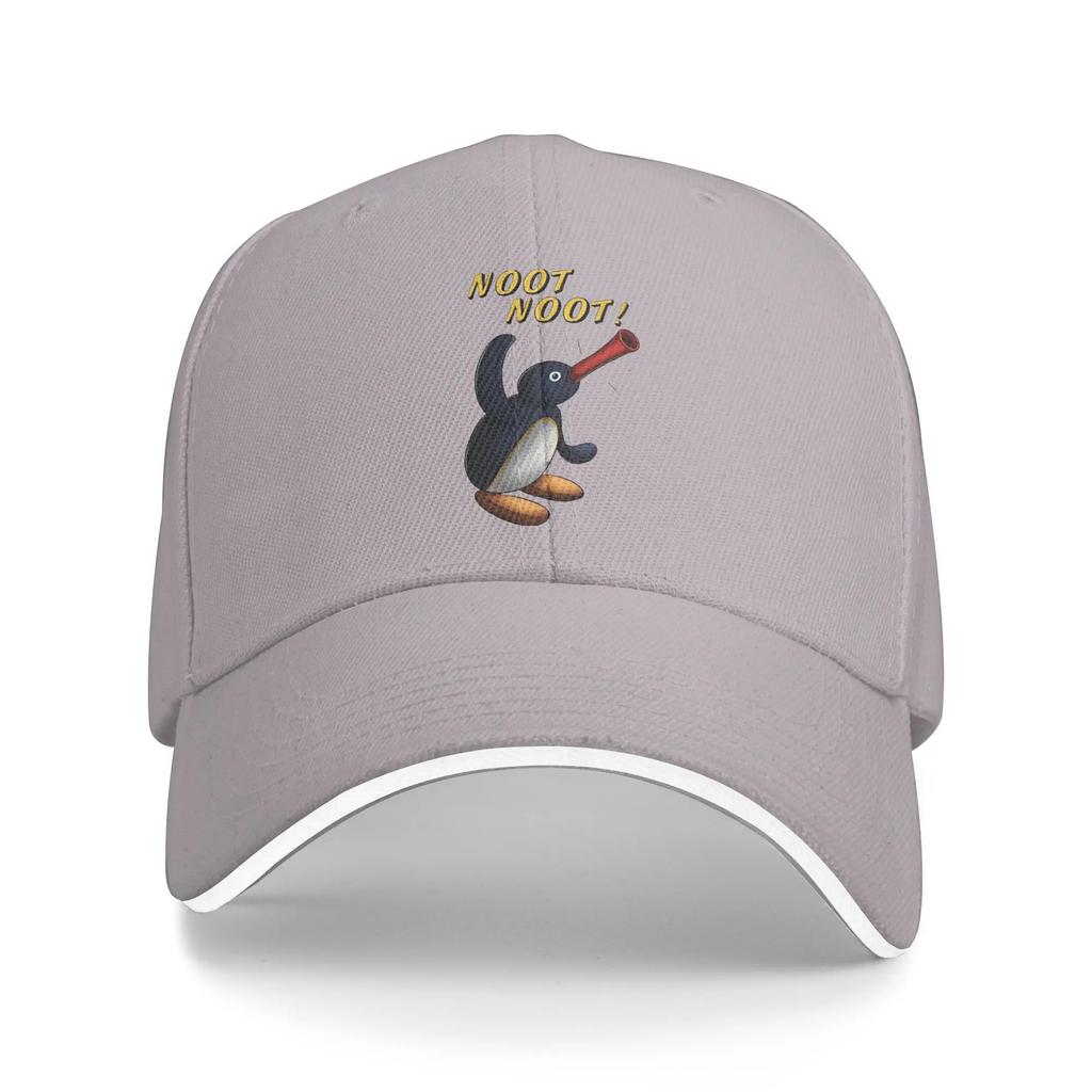 Noot Noot Pingu Zon Baseballpet Zomer Streetwear Truckerpet Voor Unisex Vrouwen Buiten Sportschool Baseballpetten