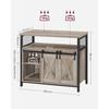 VASAGLE Sideboard, Kitchen Cabinet, Storage Cabinet with 2 Sliding Doors, 33 x 100 x 80 cm, Adjustable Shelves, Country Style, for Living Room