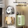 Danle Suction Cup Wall-Mounted Pot Lid & Cutting Board Rack
