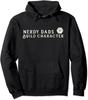 Role Playing Nerdy Dads Build Character Dice Funny Unisex Hooded Sweatshirt
