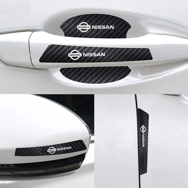 Car Door Bowl Carbon Fiber Protective Film Door Handle Sticker Luminous  Scratch Handle Scratch Door Bowl Protective Sticker