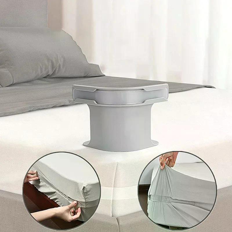 Universal Bedsheet Corner Tightener Clips Invisible Bedspread Secure Holder With Heavy-Duty Mattress Straps Sheets Slot Locks