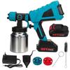Container din aluminiu de 1000 ml Pistoale de pulverizare fără fir 88VF Pulverizator electric de vopsea de mare putere cu 3 duze de control al debitului