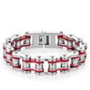 Personalized Titanium Steel Bicycle Chain, Men'S Atmospheric Simple Stainless Steel Bicycle Chain Bracelet, Locomotive Chain Bracelet