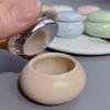 Ceramic Dappen Dish Nail Brush Cleaning Holder Nail Art Cup With Lid Powder Liquid Washing Bowl Container Salon Tool Manicure