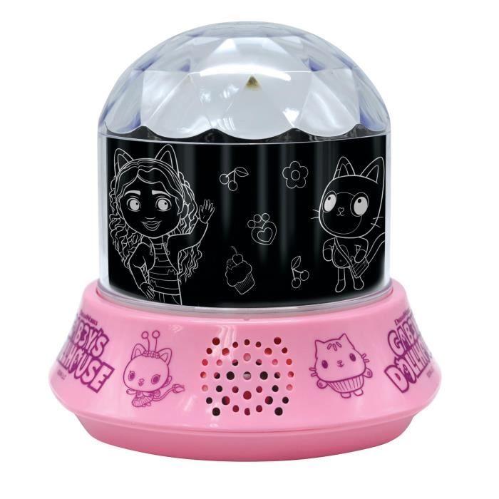 Gabby and the Magic House Night Light with Speaker, Projections, and Melodies Included.