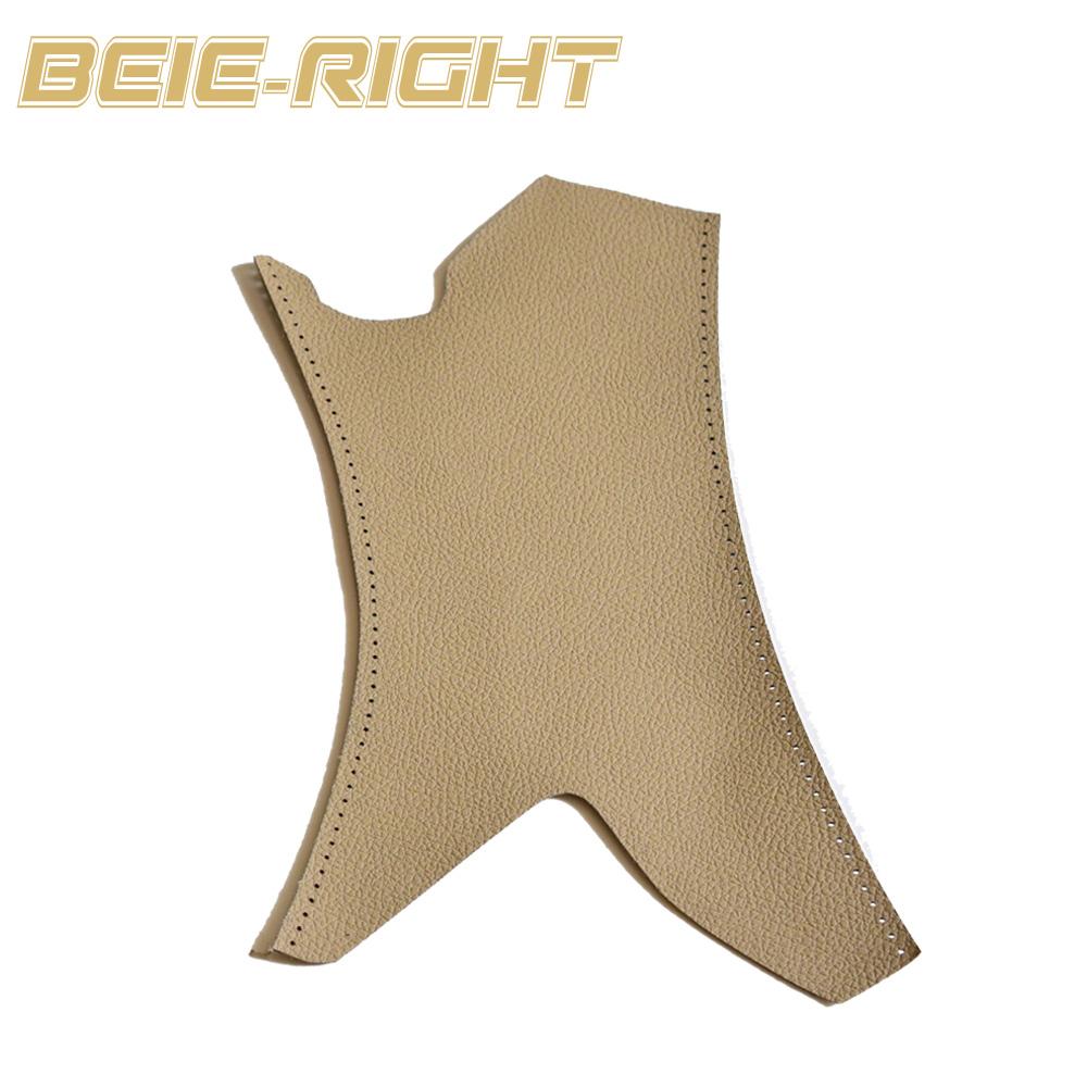 Δερμάτινη Δεξιά / Αριστερή Λαβή Πάνελ Πόρτας Κάλυμμα Λαβής Εσωτερικό Τραβηχτό Κάλυμμα Διακόσμησης Για BMW Σειρά 3 E90 E91 E93 2005-12 Ανταλλακτικό Εσωτερικού Αυτοκινήτου