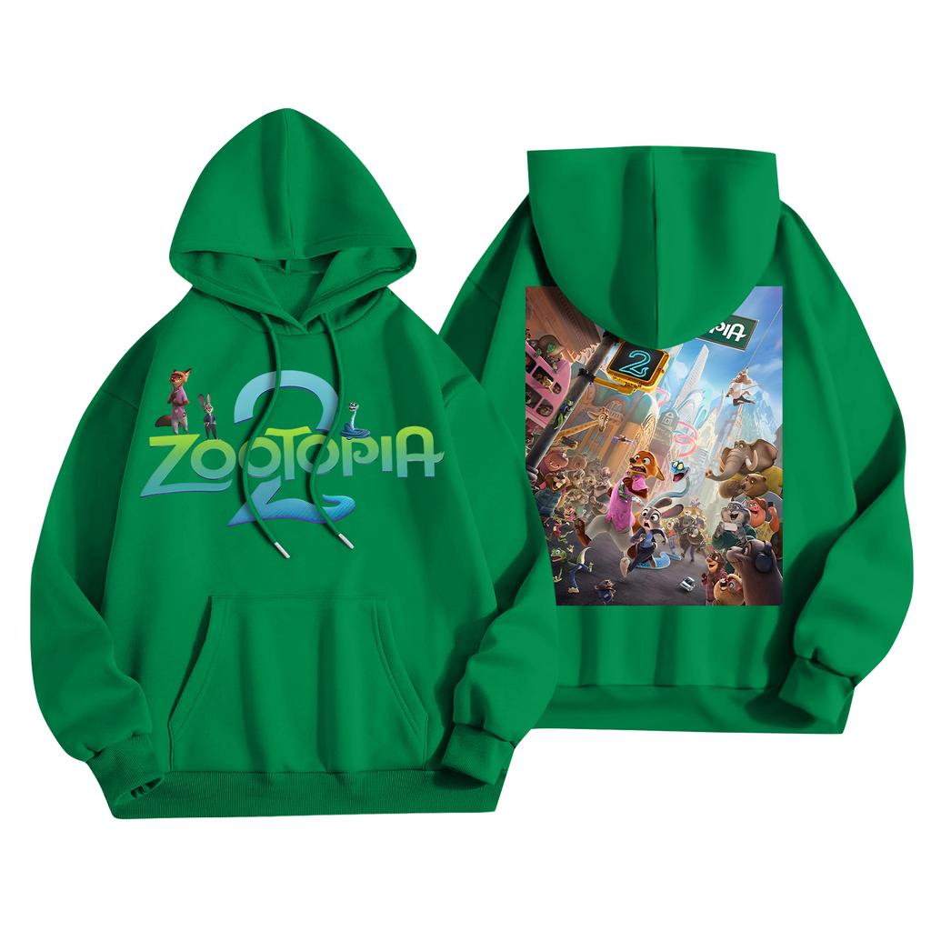 Women's Casual FashionPrinted  Casual Hooded Sweatshirt With Pockets