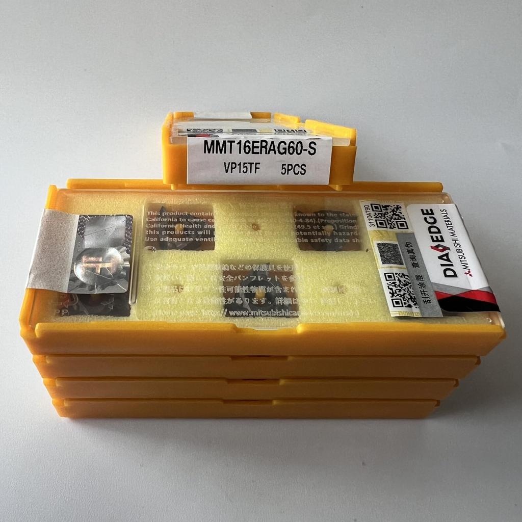 Mitsubishi / MMT16ERAG60-S VP15TF / Carbide CNC Blade 10 Pcs