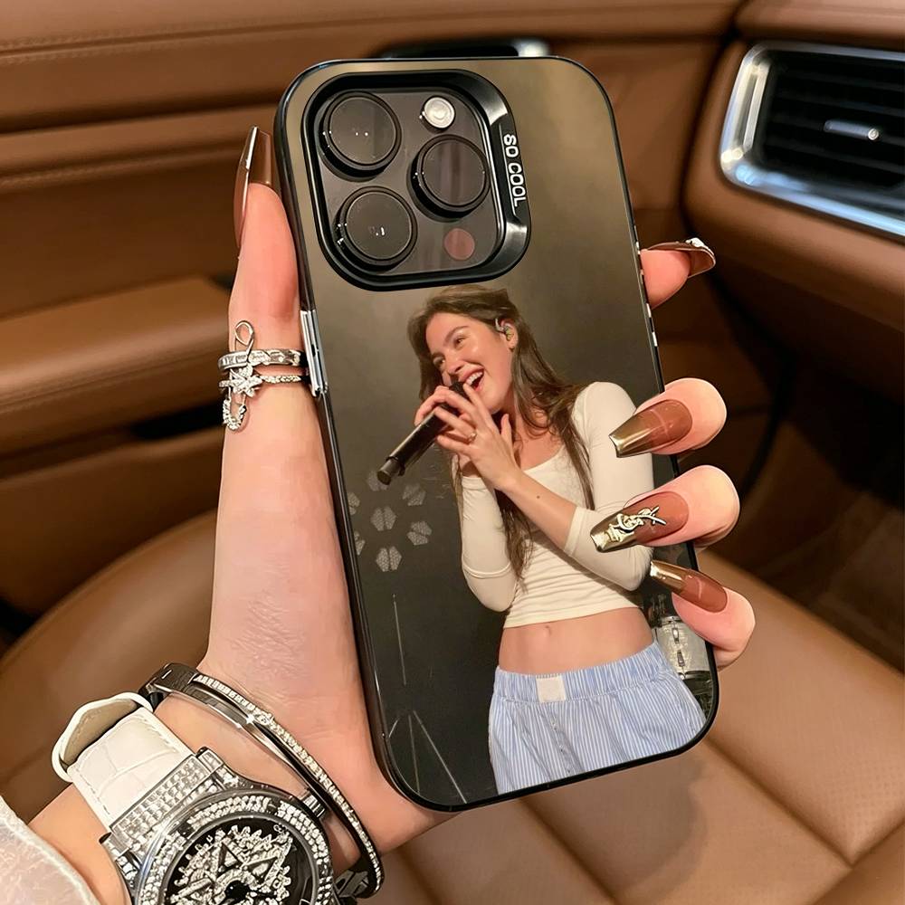 Pop singer-Gracie-A- Abrams Phone Case For IPhone17 16 11 12 13 14 15 16 Pro Max Plus Cover Colored Silver Funda Bumber