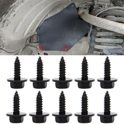 10 adet Toyota için KENDİ KENDİNE DİŞLİ ALTIGEN Tampon Tekerlek İç Çamurluk Sızdırmazlık Kalkanı Perçin Klips PUL Cıvata Vida Bağlantı Elemanı 90159-60498