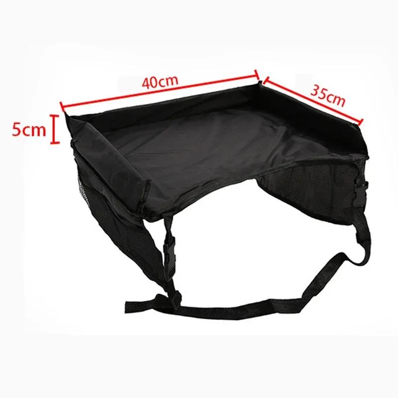 Autositz Reiseablage Kindersitz Spieltisch Organizer Aufbewahrung Snacks Spielzeug Becherhalter Wasserdicht für Baby Kinder Kinderwagen