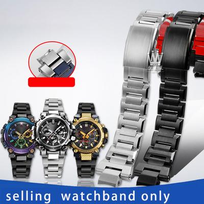 Edelstahl-Uhrarmband für Casio MTG-B3000 Serie Stahl Schnellverschluss Edelstahl-Uhrarmband Zubehör Herren Armband