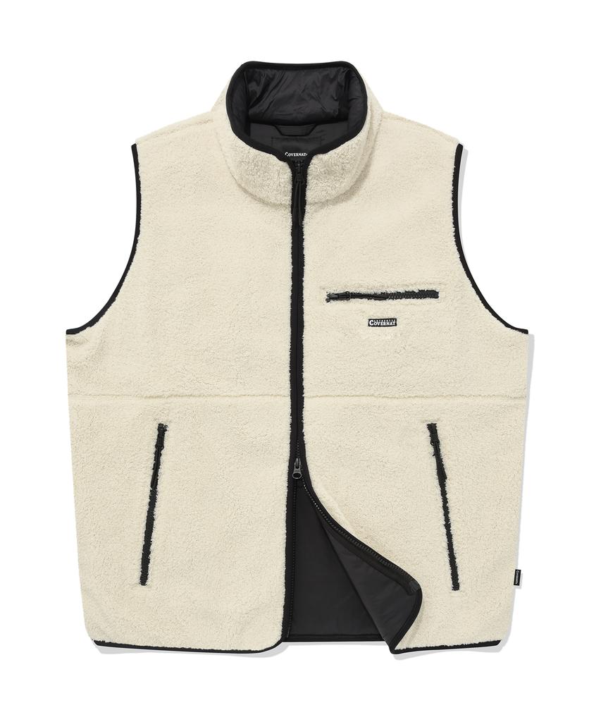 Covernat Sherpa Vest Ivory