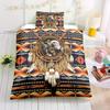 3pcs Tribe Duvet Cover Set Ethnic Style Dreamcatcher Eagle Print Aztec Bedding Set Soft Comfortable Duvet Cover For Bedroom