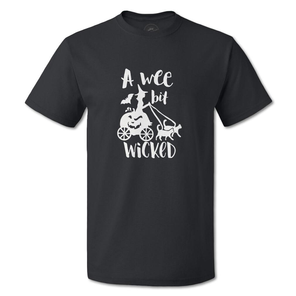 Funny Graphic T Shirts Halloween A Wee Bit Wicked Cotton Casper Top Custom XXL