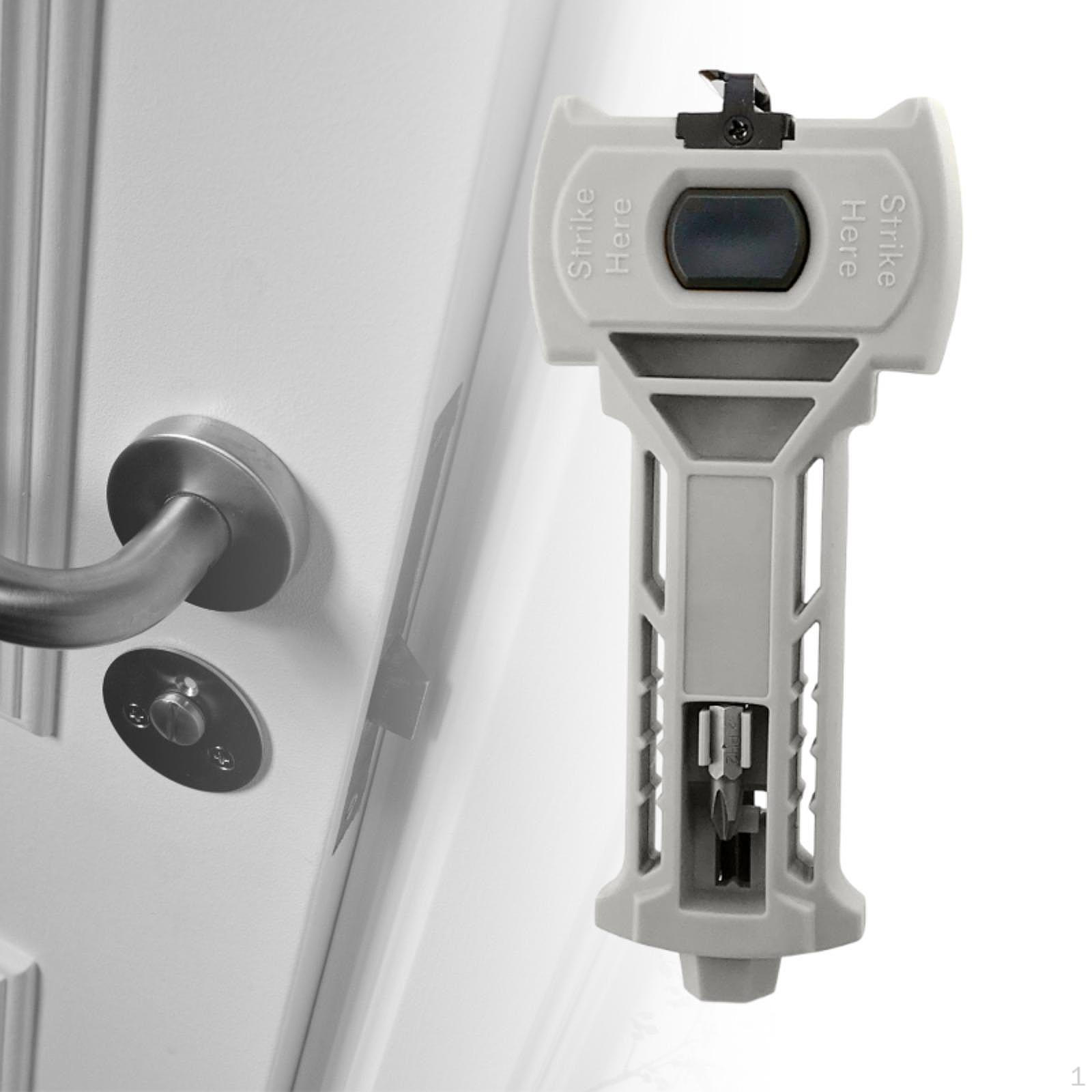 

-Установочный набор 6,5x3,1 дюйма универсальный для квадрата или защелки профессиональный инструмент для врезки Meißel Tools серый