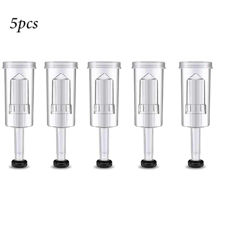 1/3/5Pcs Conjunto de câmara de ar de plástico para fermentação caseira com ilhós de silicone para preservação, fabricação de cerveja, fermentação de vinho, chucrute, kimchi