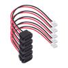 CY 5pcsset DIY OEM Type C Female Socket To 2-Pin Header Cable, Pitch  2.0 Mm, Latch Mount Type, DC 5V Power Supply