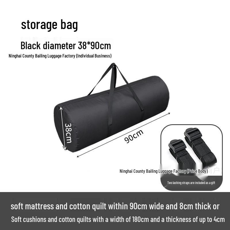 Waterproof Oxford Cloth Fishing Gear Bag: Outdoor Handbag for Rods, Reels, Lures, and Tent Storage.