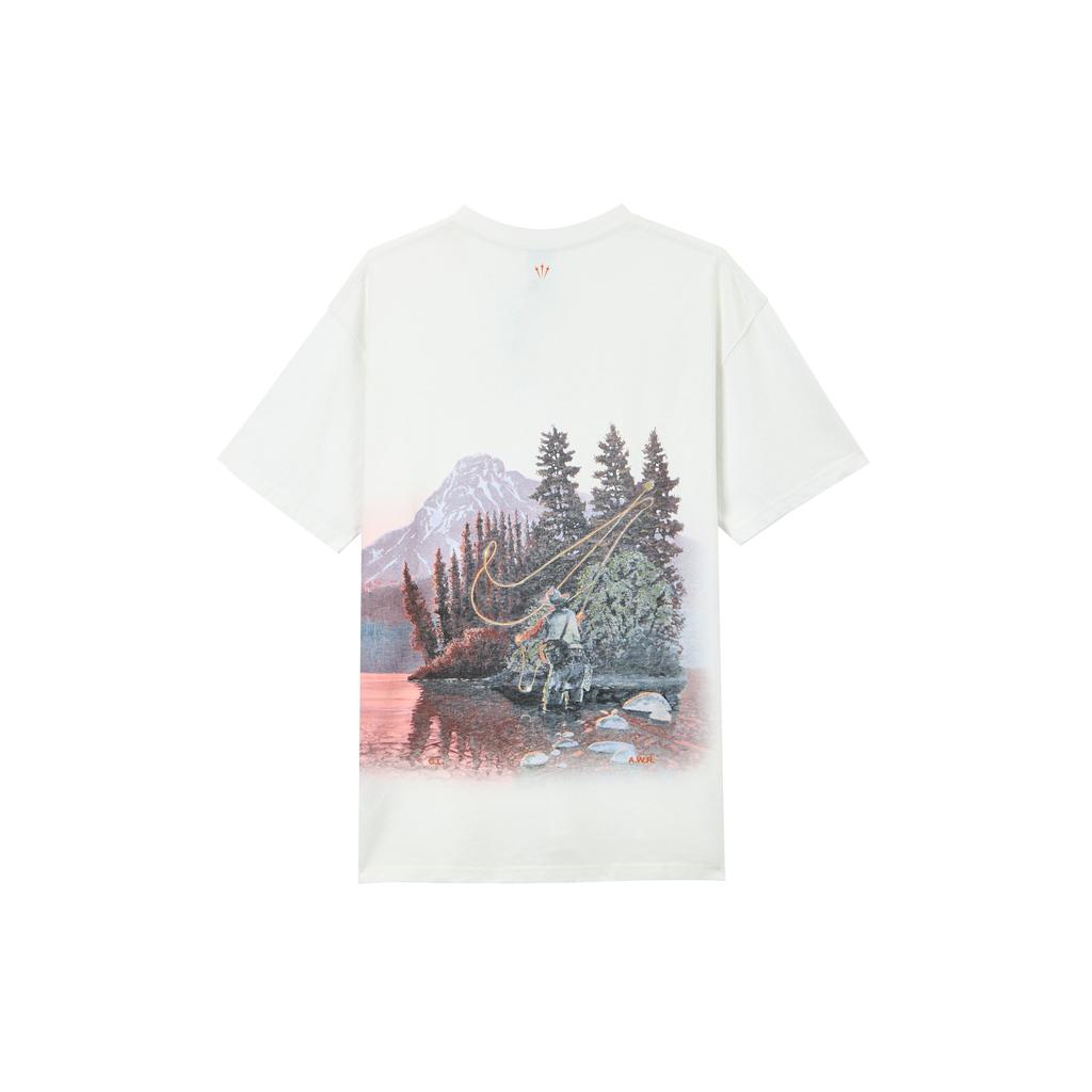 Nike Camiseta de Manga Corta X NOCTA Ópalo (Talla asiática) Tops Unisex Blancos FV7866-100