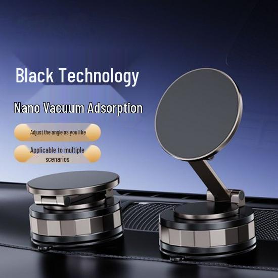 

Magnetic Car Vacuum & Phone Holder with Suction Cup for Navigation and Home/Desktop Use