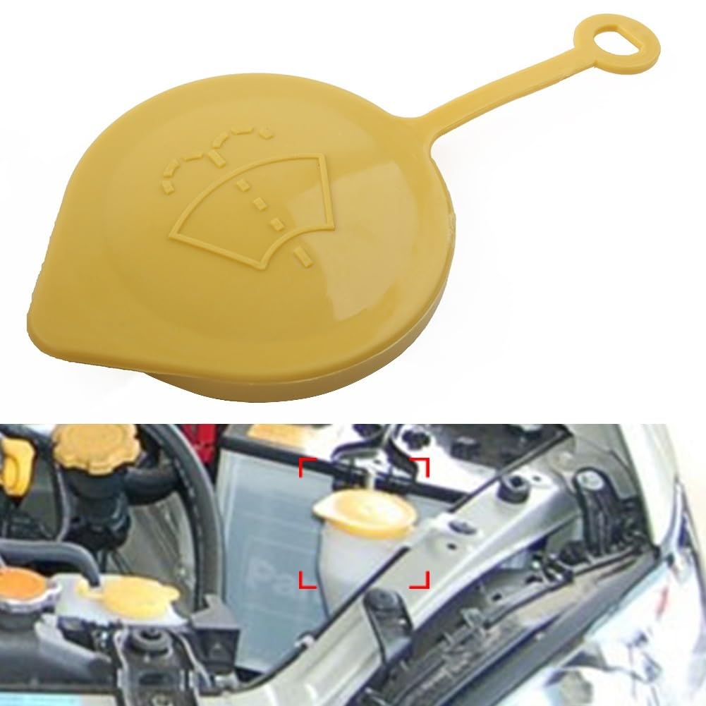 Washer Tank Lid Compatible with Subaru for Forester 1998-2005 Car Windshield Wiper Fluid Reservoir Cover Tank Bottle Cap 86615AA060