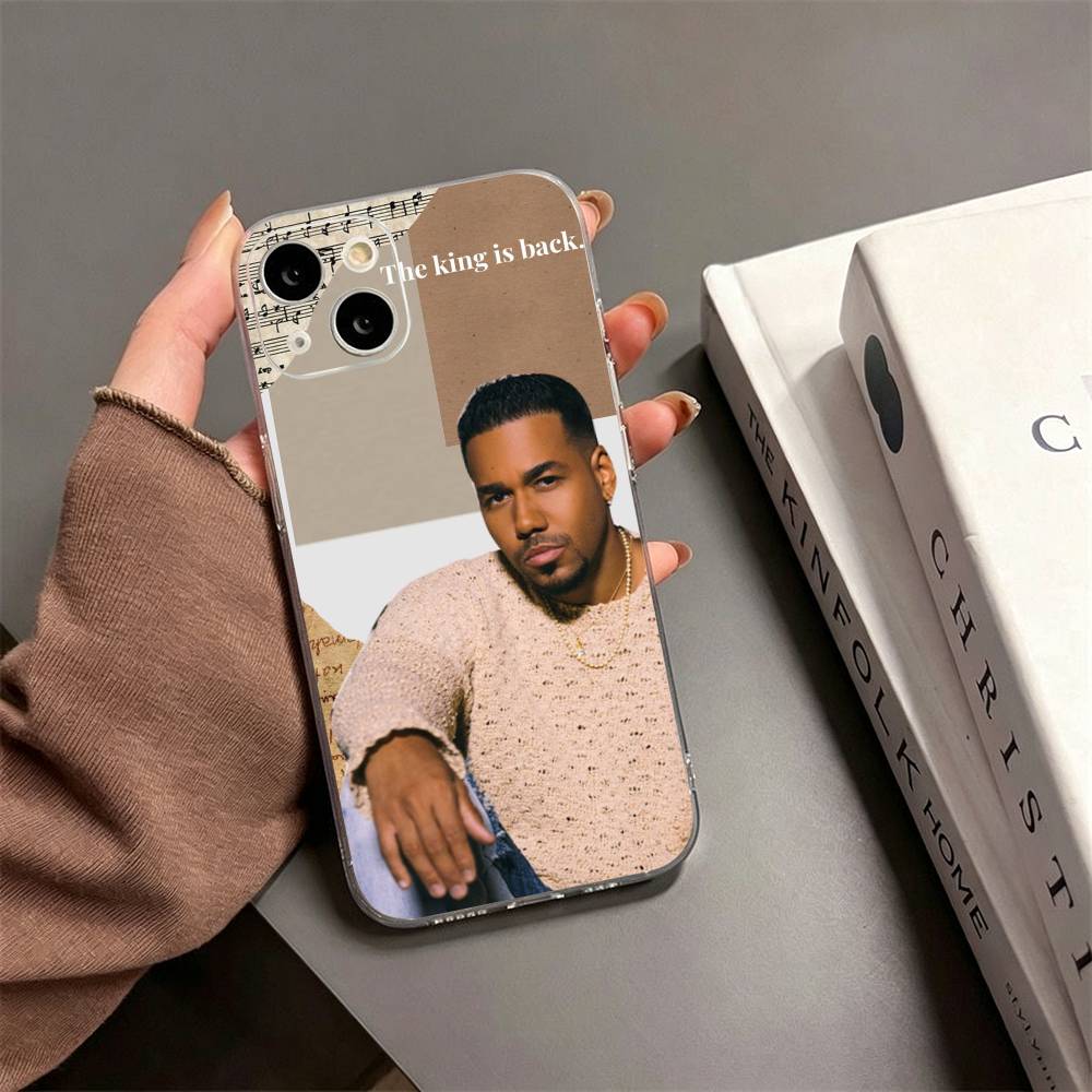 Чехол для телефона певца Romeo Santos для iPhone17,16,15,14,13,12,11 Plus,Pro Max Мягкий прозрачный чехол iPhone11PROMAX