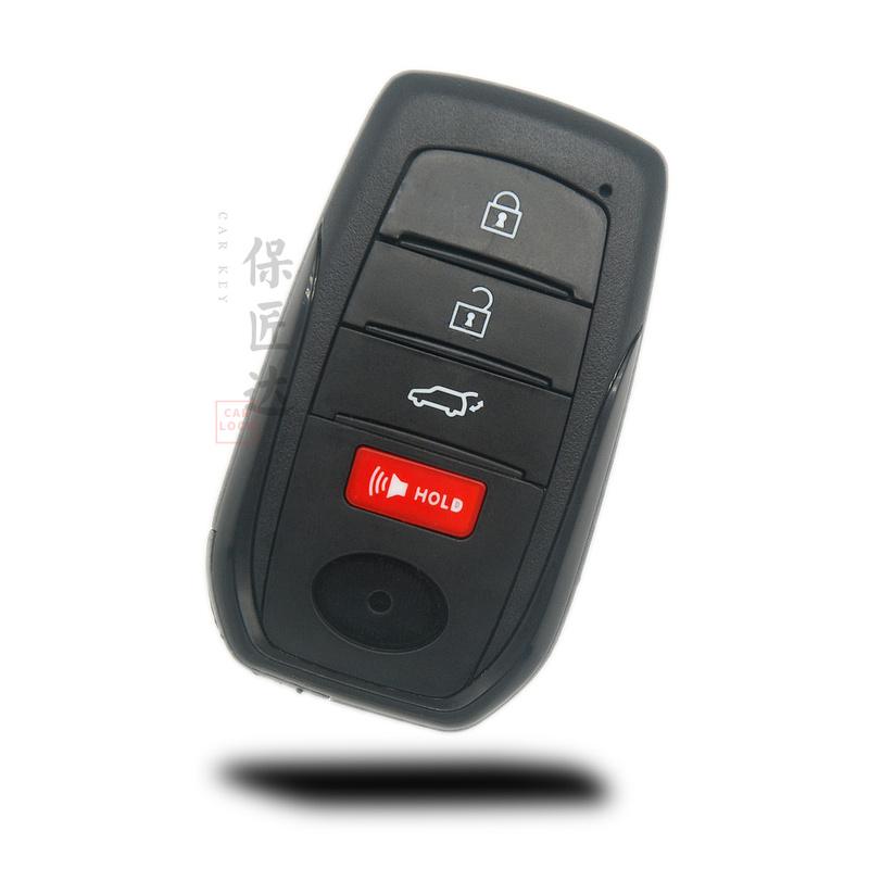 BaoJiangDa Schlüsselhülle Passend für Toyota TUNDRA SEQUOIA YARIS LAND CRUISE VVDI KD K518 Fernbedienung Auto Schlüsselhülle Etui Anhänger TOY40 Klinge