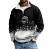 Spring And Men's Standing Collar Sweatshirt Is Outdoor Casual Sweaters Tops
