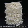 Multi-Size ABS Imitation Pearl Beads Chain Trim for DIY Wedding Dress Costume Applique Craft Accessories