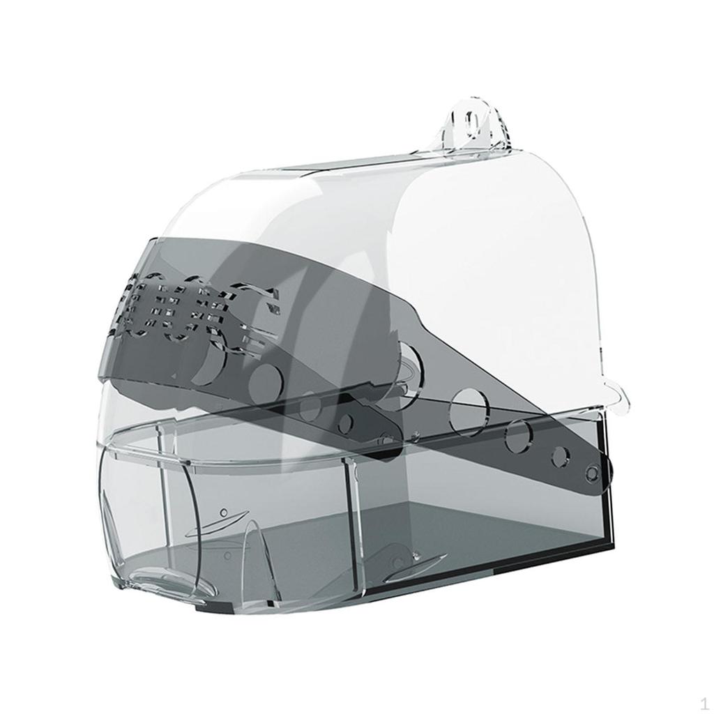 Bird Bath Box Bathtub Food Feeder Holder Tray Versatile Birdcage Accessory Cleaning Pet Supplies