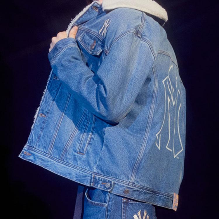 Nové džínové bundy MLB Los Angeles Dodgers Unisex Modré 31JPN1041-07U