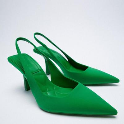Women Heel Sandals Pointed Toe Thin High Heels