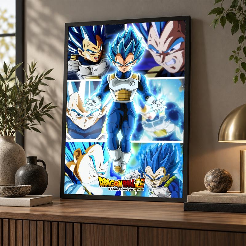 5D Diamond Painting Dragon Ball Vegeta DIY Full Drill Diamond Art Kit Home Decoration