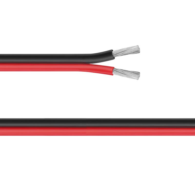 High-Temperature 200°C Red-Black Double Stranded Silicone Power Cord for Model Aircraft Lithium Battery