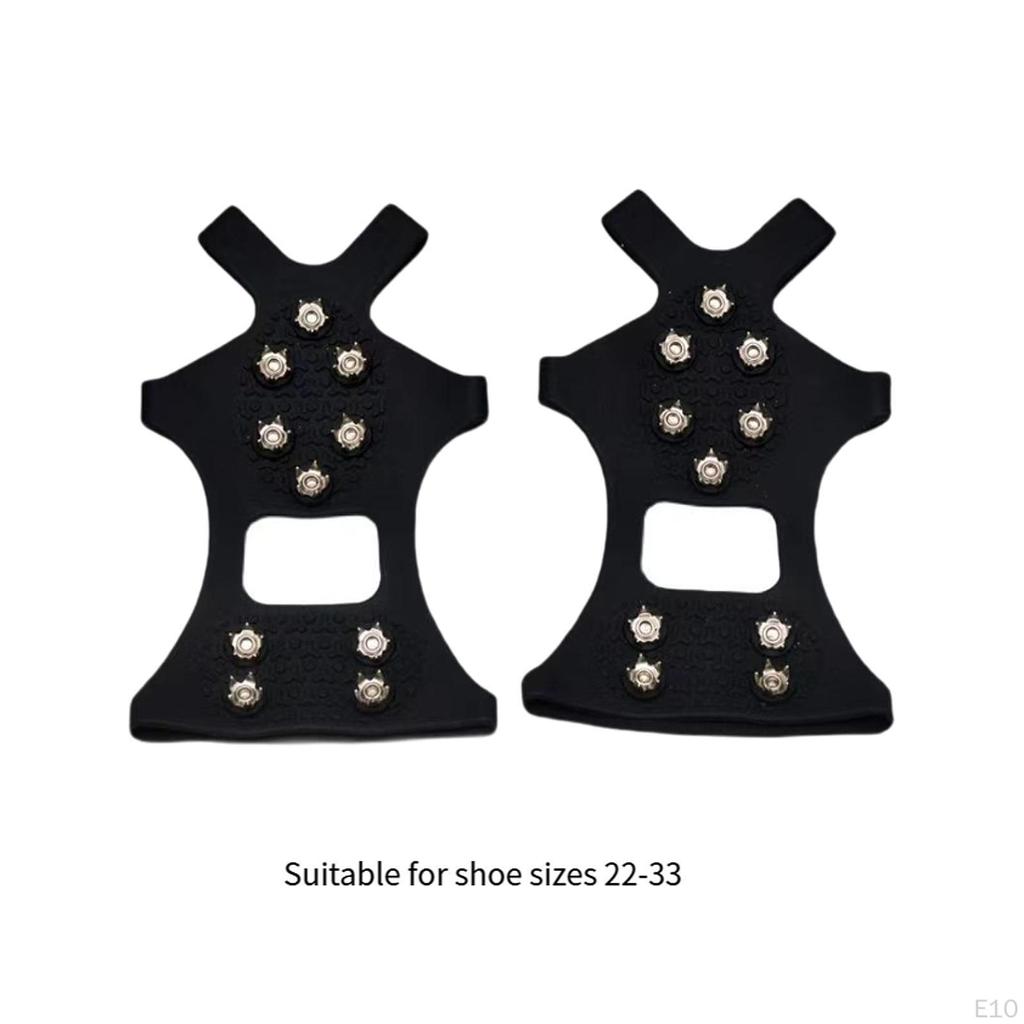 1 Paar Schuhsteigeisen Eiskrallen Gripper Überzüge Anti-Rutsch Griffe Schnee Traktion