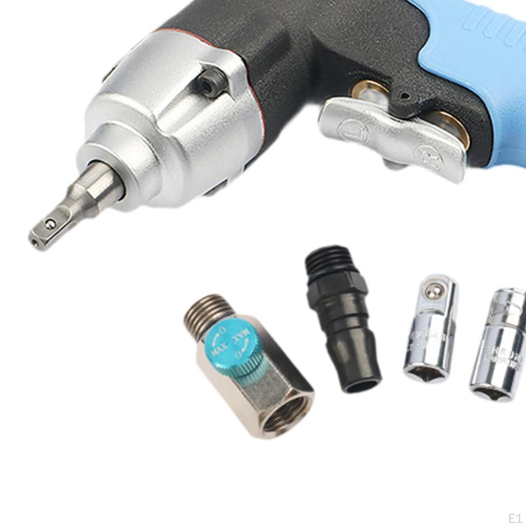 Mini cheie pneumatică cu impact unelte pneumatice 1/4" cu antrenare reversibilă cu ciocan dublu cheie profesională