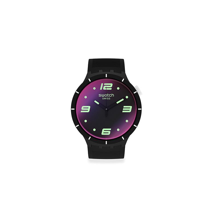 SWATCH Унисекс 47мм Черные часы SO27B119 SO27B119 Black