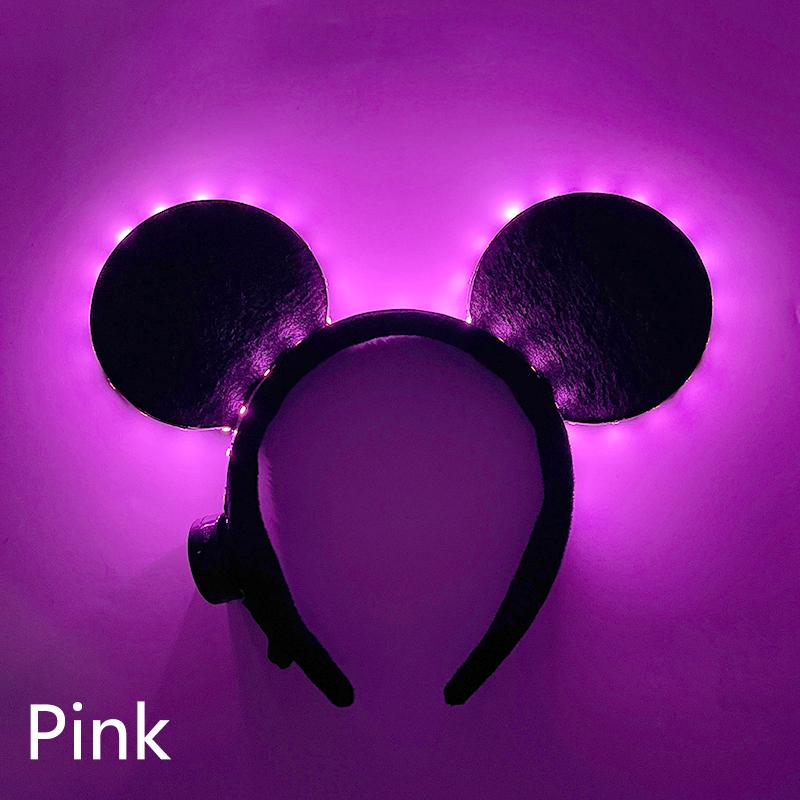 Luminous Cat Ears Headband LED Hair Band Kawaii Hair Accessories for Women Glowing Headband Birthday Christmas Party Supplies