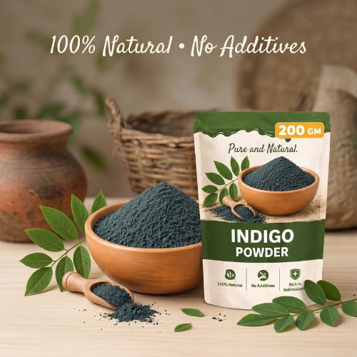 Indigopūderis matu krāsošanai 200g | 100%