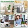 2Pcs Plastic Plant Saucer Reusable Flower Pot Drainage Trays Fast Drying Cup Absorbent Trays Indoor Outdoor Home Garden Supplies