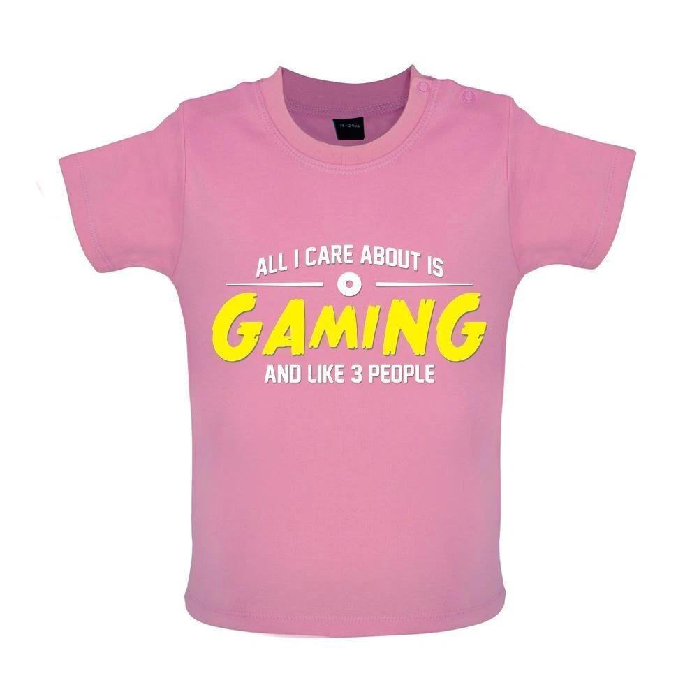 All I Care About Is Play -Baby Kids Boys Girls Unisex T-Shirt / Romper Tees Top- Nerd Geek Gift 130