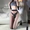 Sex Stockings Ultra-thin Open Crotch Stockings Sexy Free Butterfly Anti-stripping Pantyhose Sex Seduction Socks Women