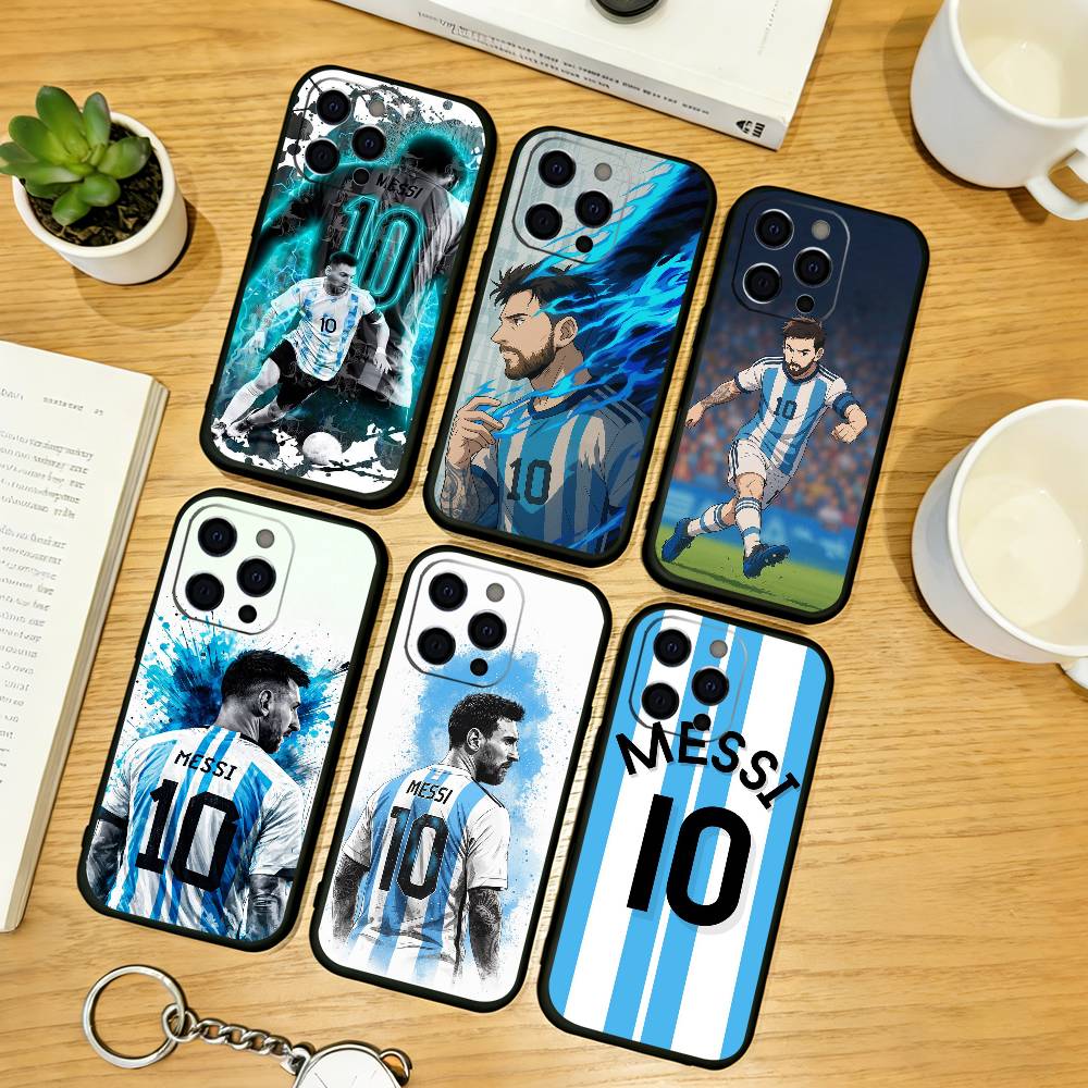 Custodia per Telefono Lionel Messi Silicone Morbido Per IPhone 17 16 15 14 13 12 11 X XR Plus Pro Max Plus
