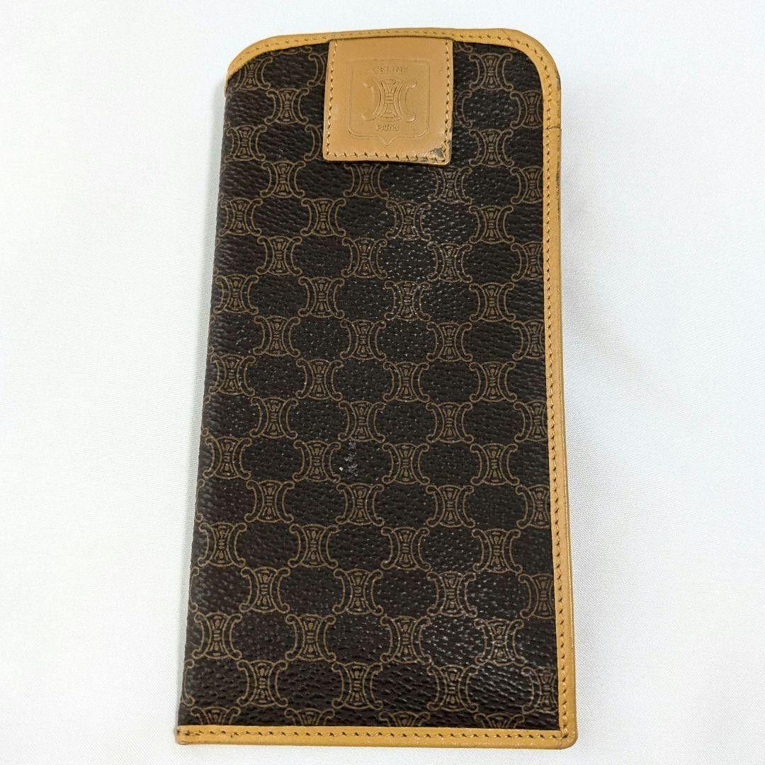 Used CELINE Glasses case Sunglasses case Macadam pattern