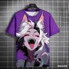 Summer Men's Women's T-Shirts 3D anime girl pattern printing gifts for man casual home graphic t shirts