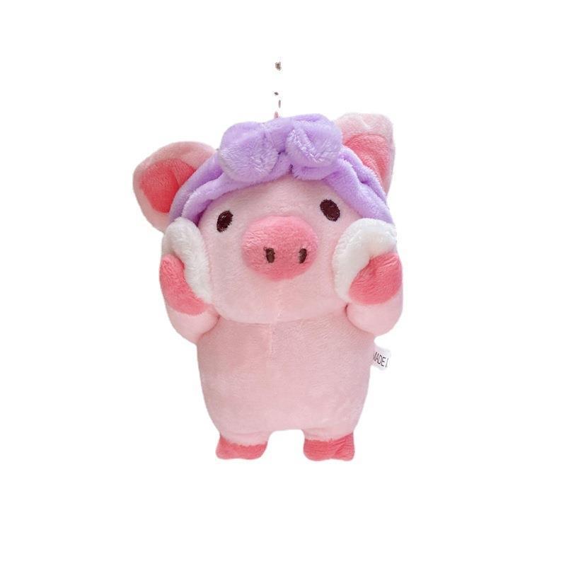 Wow Creative Plush Toy: Pig, Bear, Rabbit Pendant - Small Doll Keychain for Backpack or Claw Machine.