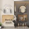 Wall-Mounted Multi-Functional Kitchen Storage Rack for Pot Lids and Cutting Boards