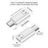 Type C To Lightning Earphone Adapter USB C Male To IOS Female Audio Converter For Iphone 15 16 Samsung USB C Lightning Adapter